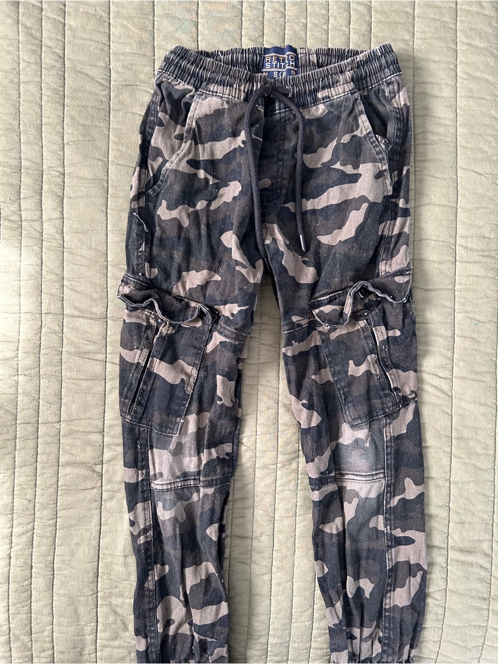Boys' Camo Cargo Joggers